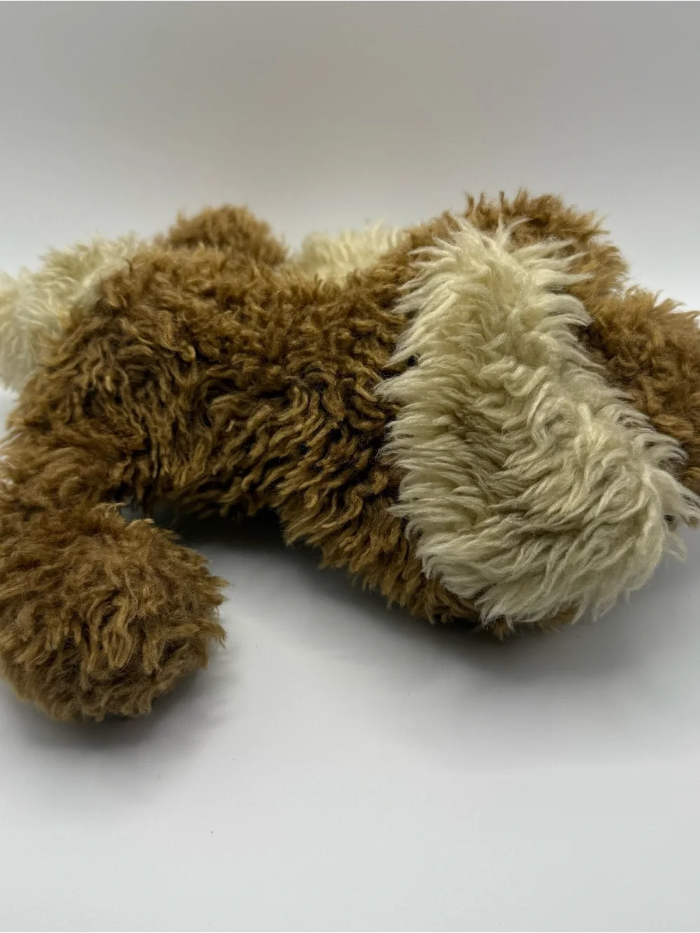 Vintage 1999 Rare Ganz “Puppers” H3421  Brown/Cream Scruffy Dog Plush (GZPL-02)